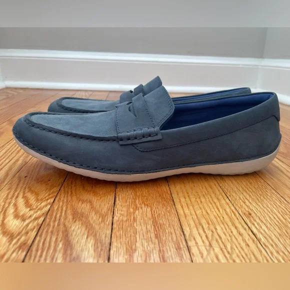 Cole Haan MotoGrand Suede Penny Loafer - Picture 3 of 5